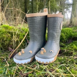 Mikk-line Drenge Gummistøvler - Dusty Olive