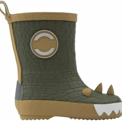 Mikk-line Drenge Gummistøvler - Dusty Olive
