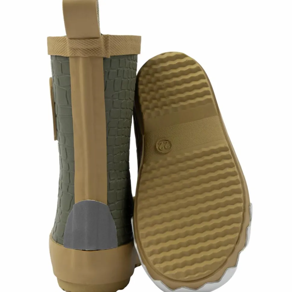 Mikk-line Drenge Gummistøvler - Dusty Olive