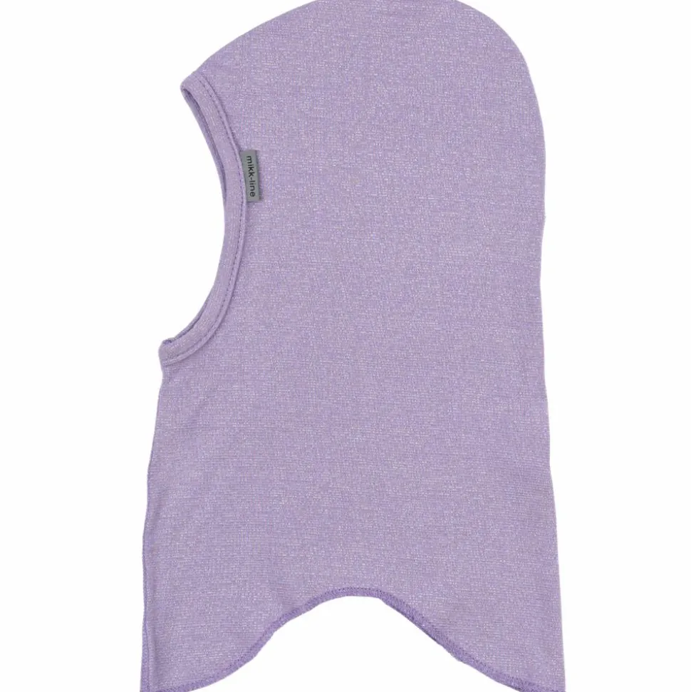 Mikk-line Pige Elefanthue m. glimmer - Lavender Aura