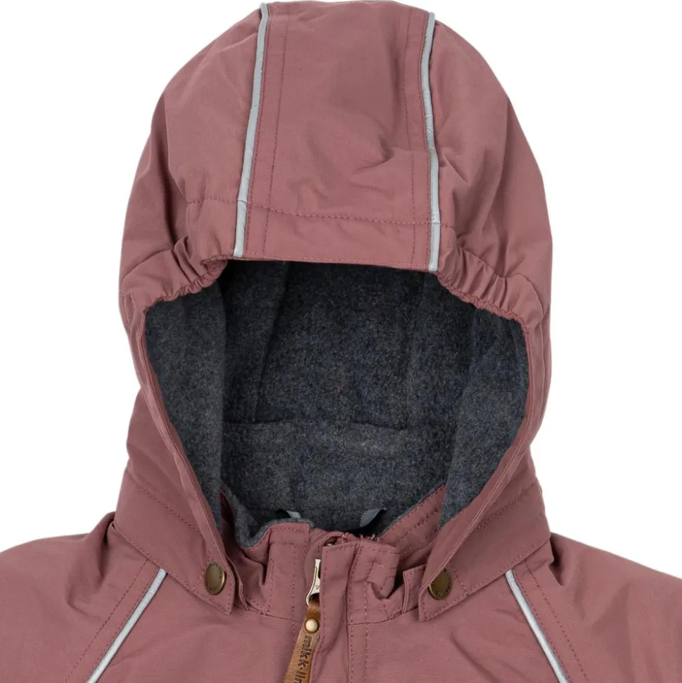Mikk-line Pige Flyverdragt m. BIONIC-FINISH® ECO coating - Rose Brown