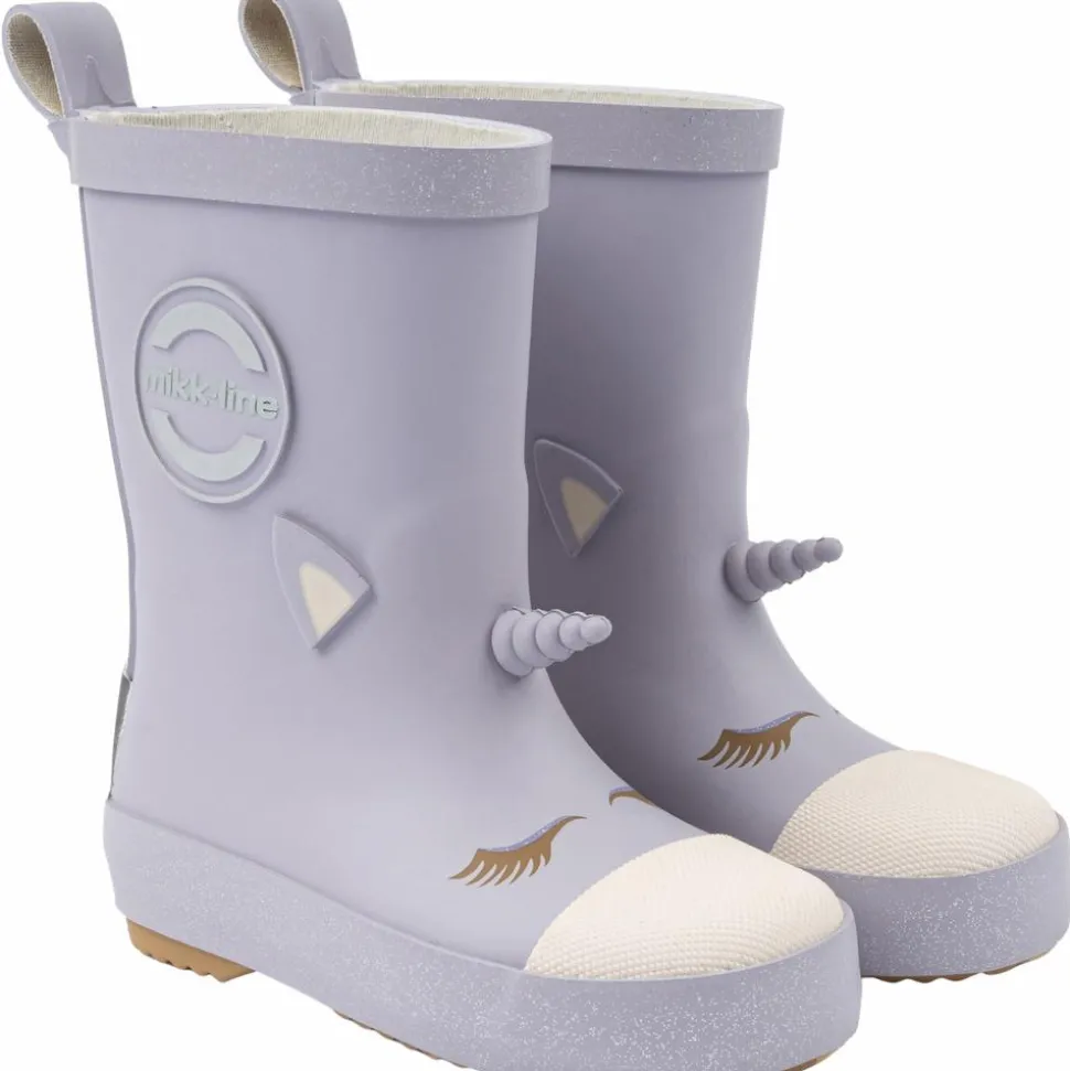 Mikk-line Unicorn Pige Gummistøvler - Lavender Aura