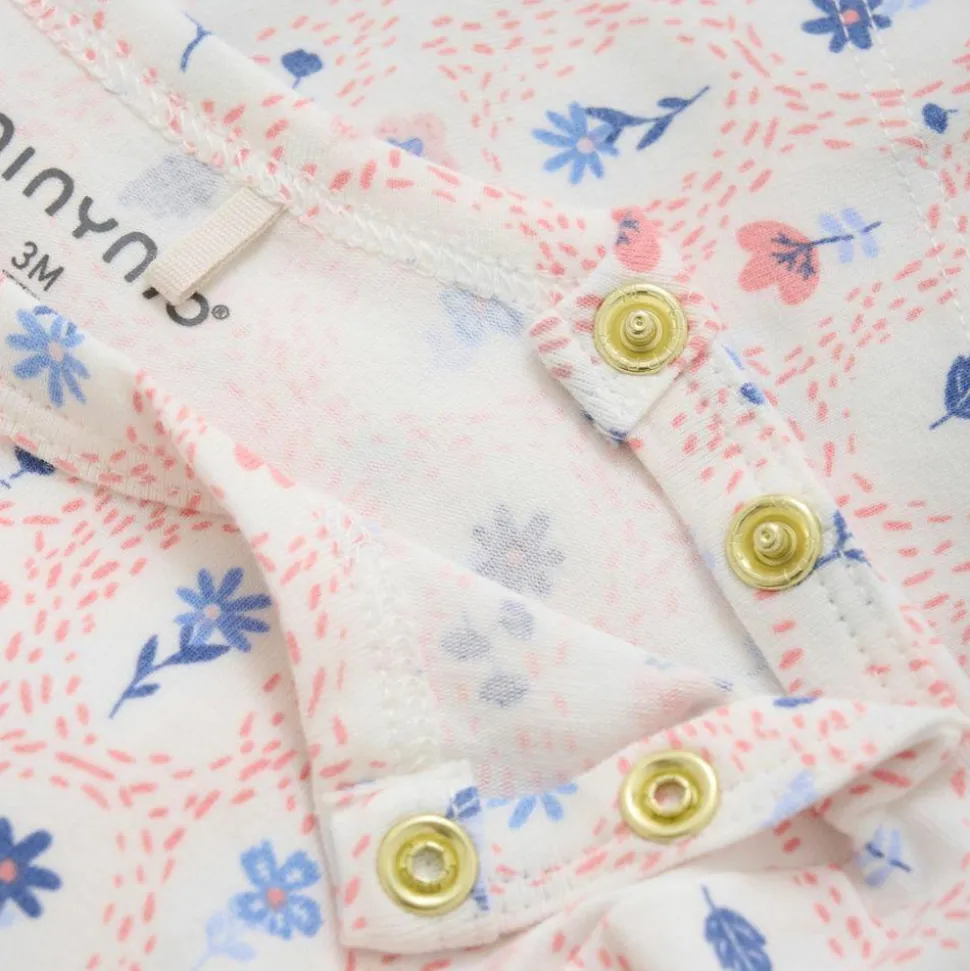 Minymo Baby Bluse i økologisk bomuld - Marshmallow White