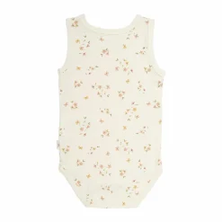 Minymo Baby Body i bambus - Veiled Rose Flower
