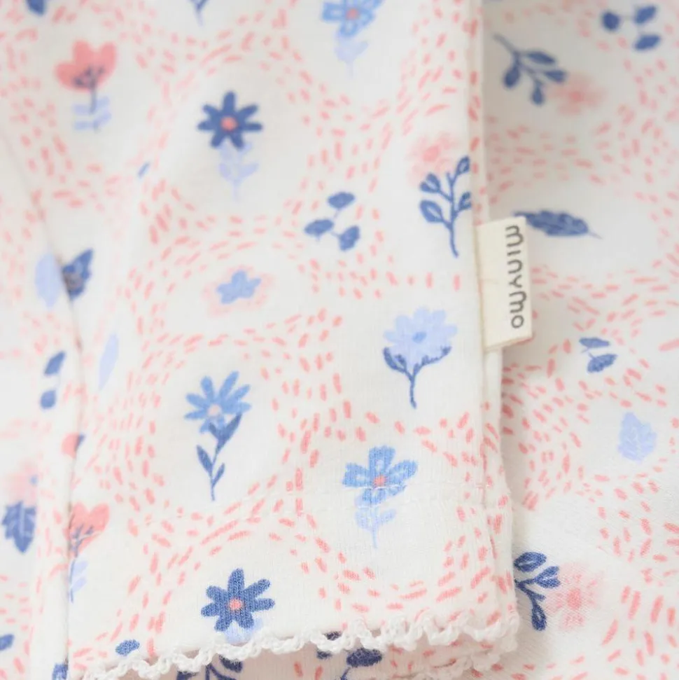 Minymo Baby Leggings i økologisk bomuld - Marshmallow White