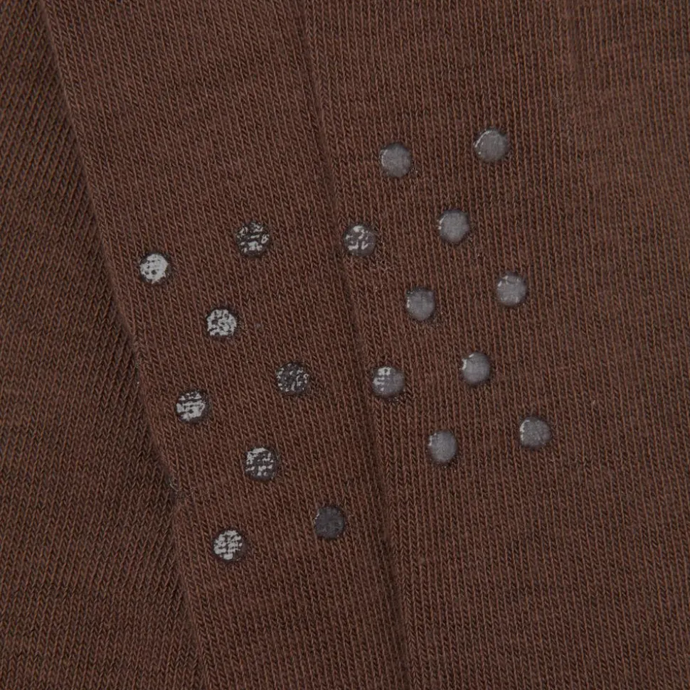 Minymo Baby Strømpebukser m. non-slip - Coffee Liquer