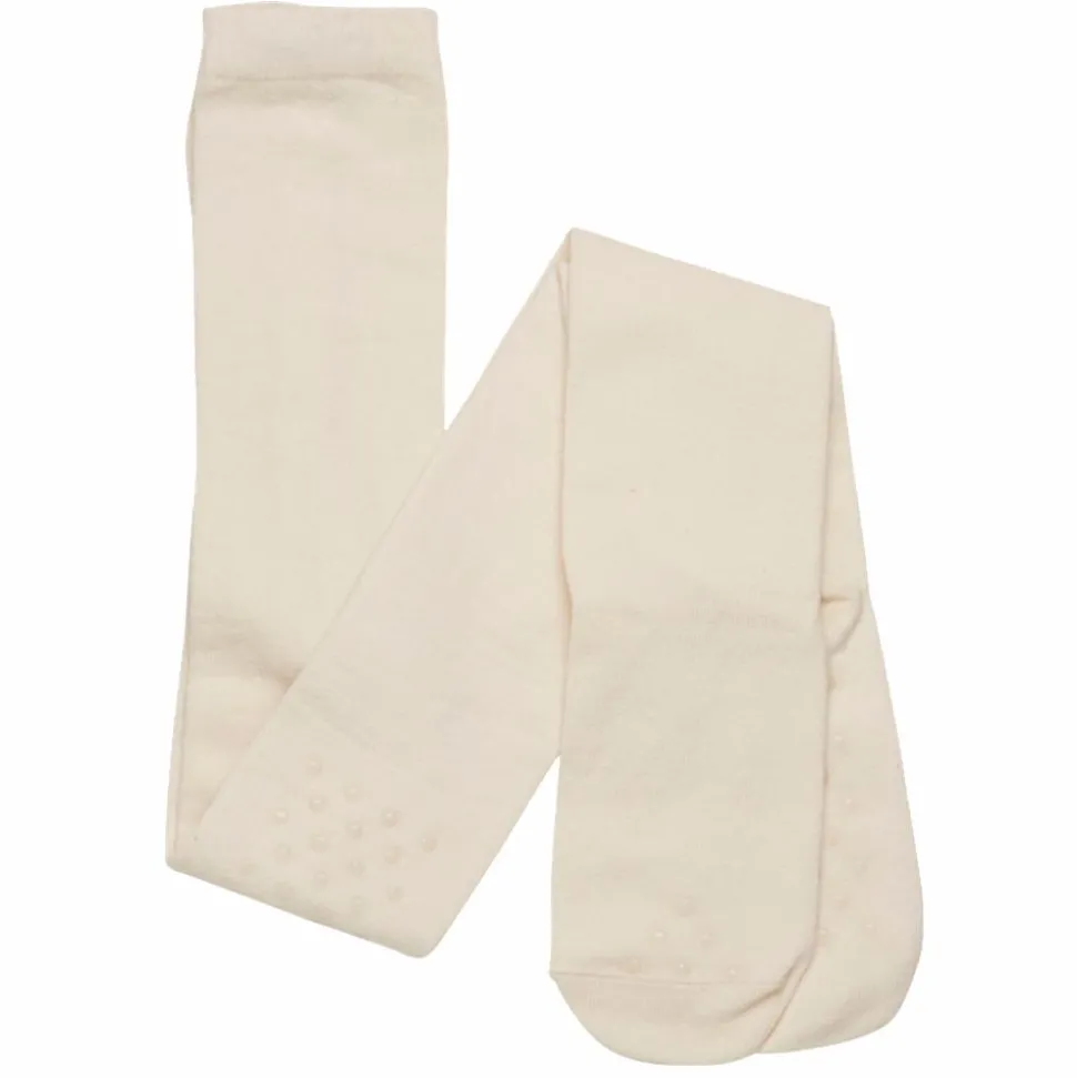 Minymo Baby Strømpebukser m. non-slip - Offwhite