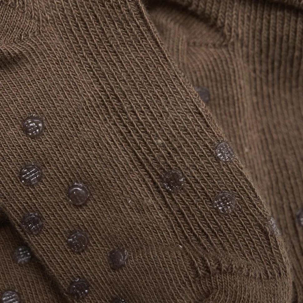 Minymo Baby Strømper - Cocoa Brown