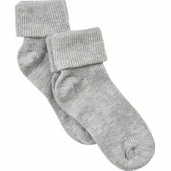Minymo Baby Strømper - Light Grey Melange
