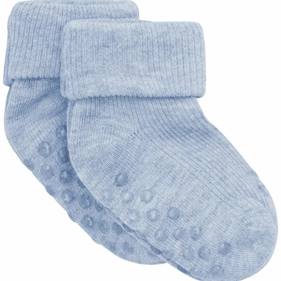 Minymo Baby Strømper - Winter Sky Melange