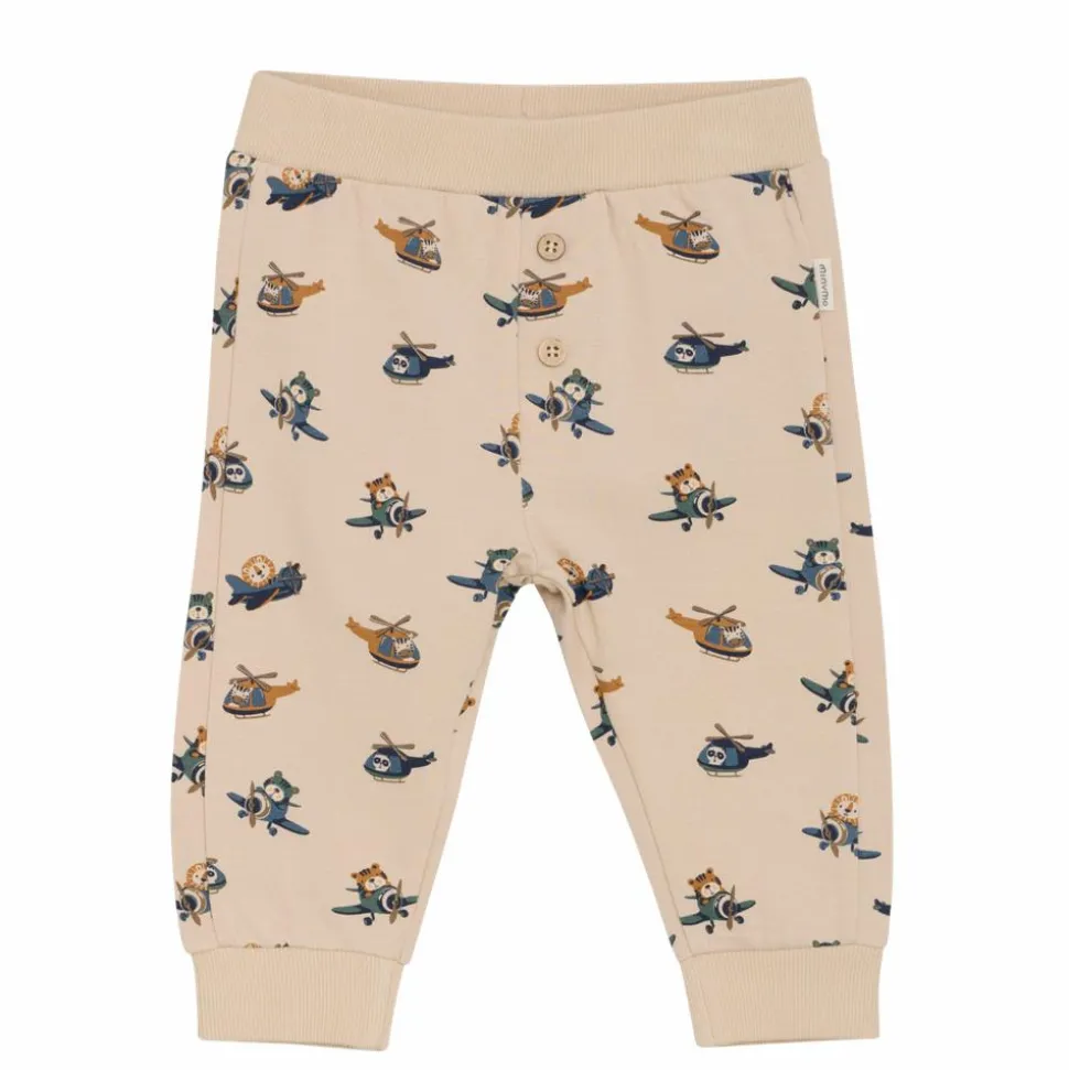 Minymo Baby Sweatpants - Oxford Tan