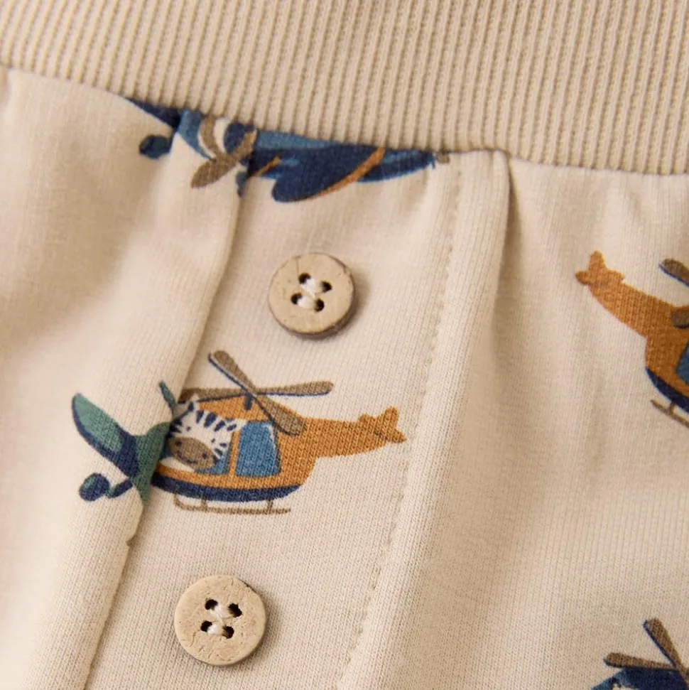 Minymo Baby Sweatpants - Oxford Tan