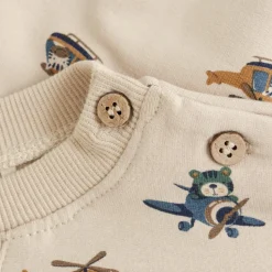 Minymo Baby Sweatshirt - Oxford Tan