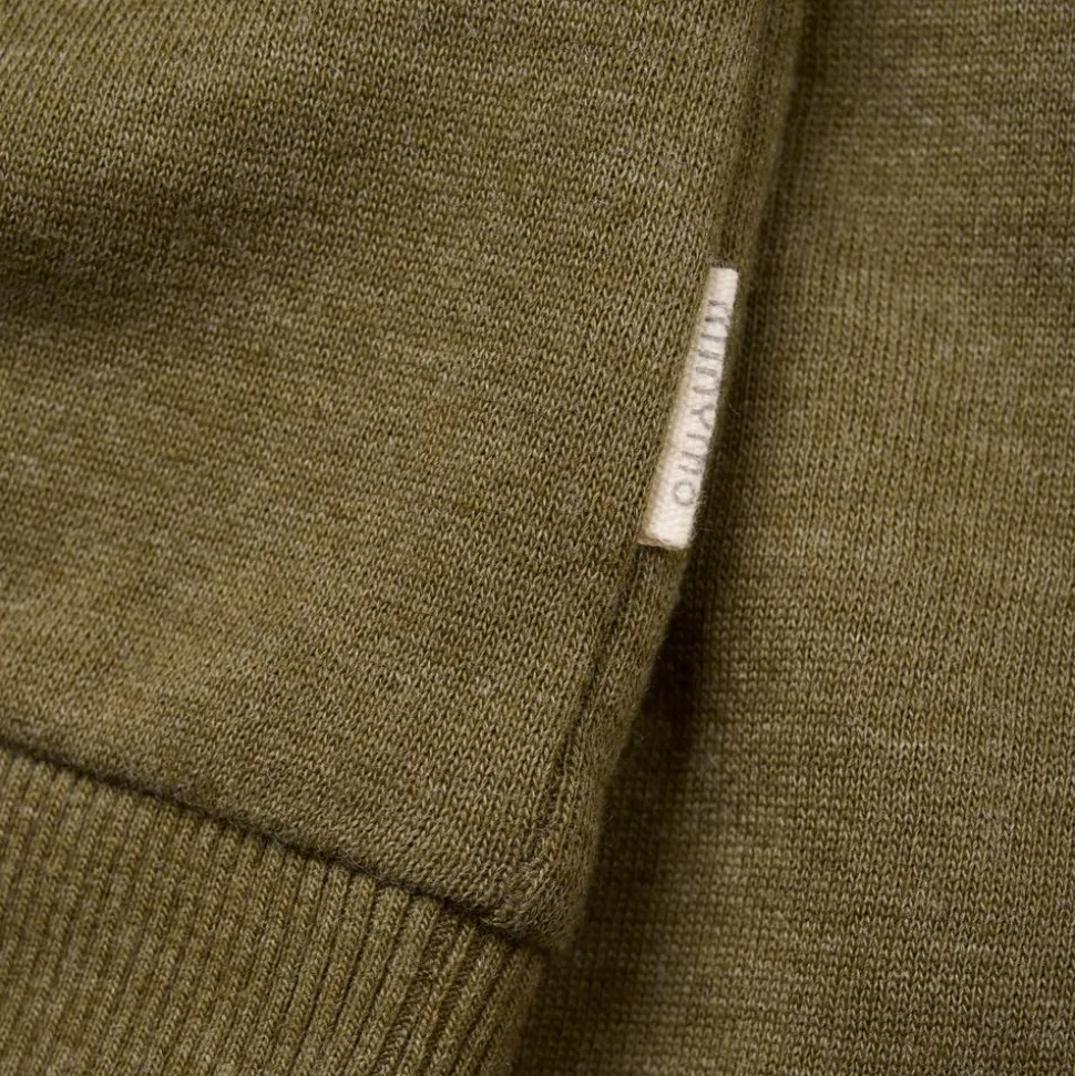Minymo Baby Sweatsæt - Dark Olive