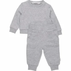 Minymo Baby Sweatsæt - Greymelange