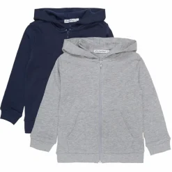 Minymo Børne Hættetrøje - Grey Melange