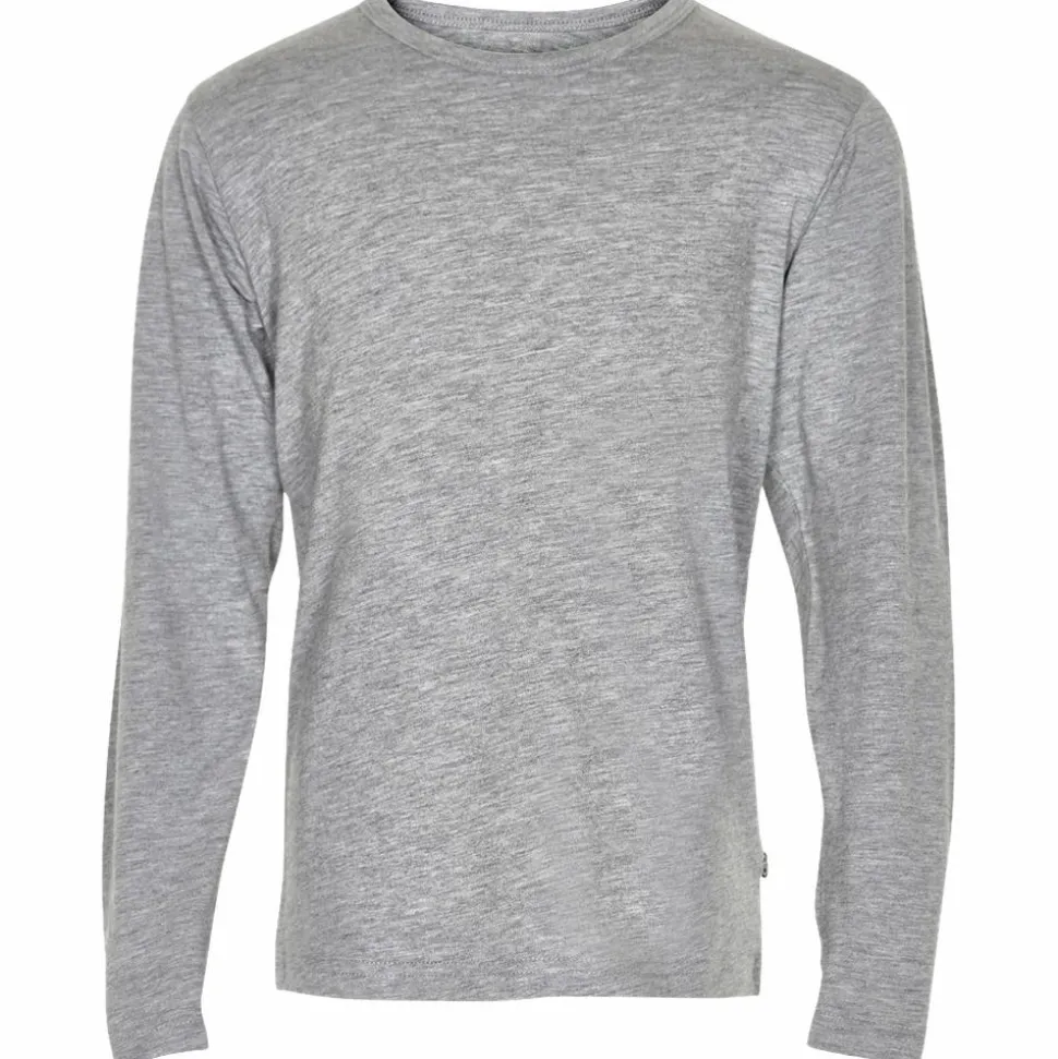 Minymo Børne Langærmet t-shirt - Anthracite Black
