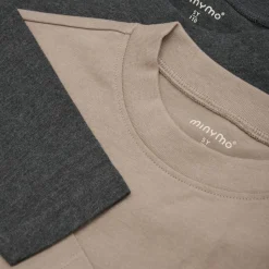 Minymo Børne Langærmet t-shirt - Fossil