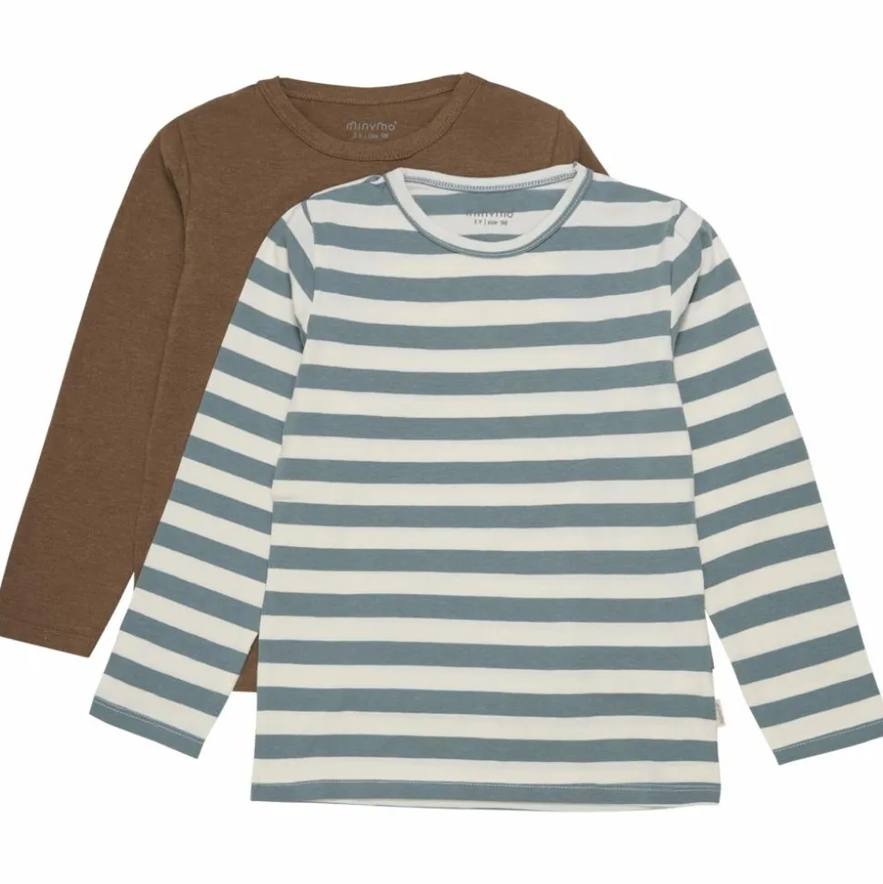 Minymo Børne Langærmet t-shirt - Toffee