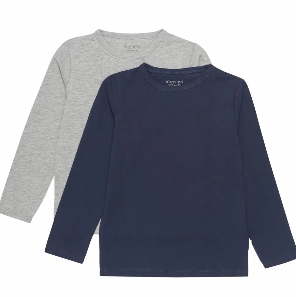 Minymo Børne Langærmet t-shirt - Dark Navy