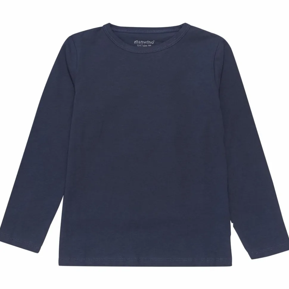 Minymo Børne Langærmet t-shirt - Dark Navy