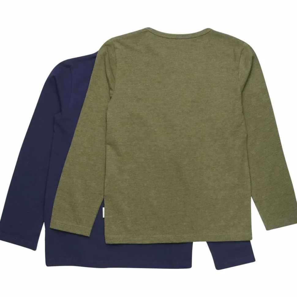 Minymo Børne Langærmet t-shirt - Dark Olive