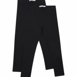 Minymo Børne Leggings - Anthacite Black