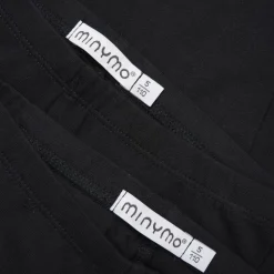Minymo Børne Leggings - Anthacite Black