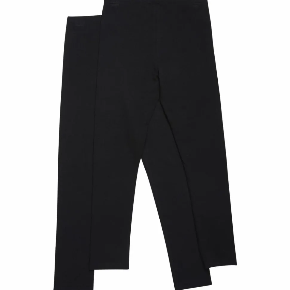 Minymo Børne Leggings - Anthacite Black