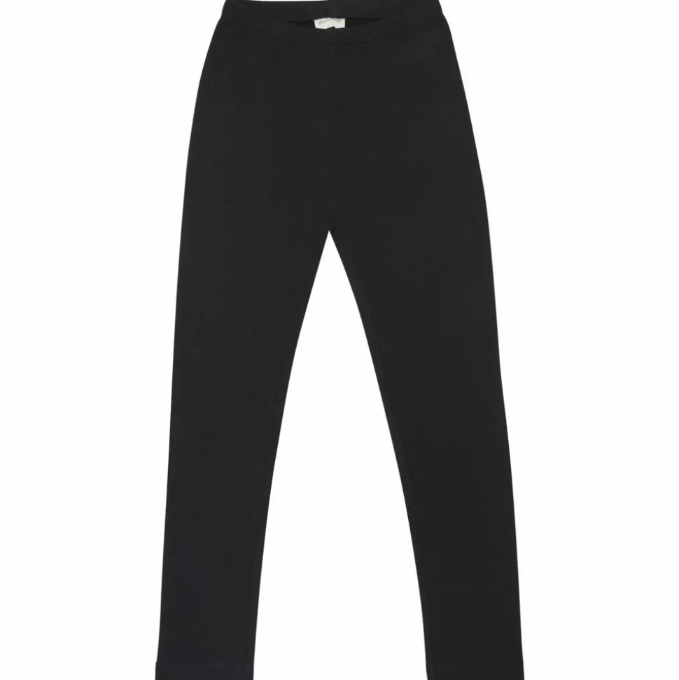Minymo Børne Leggings - Anthacite Black