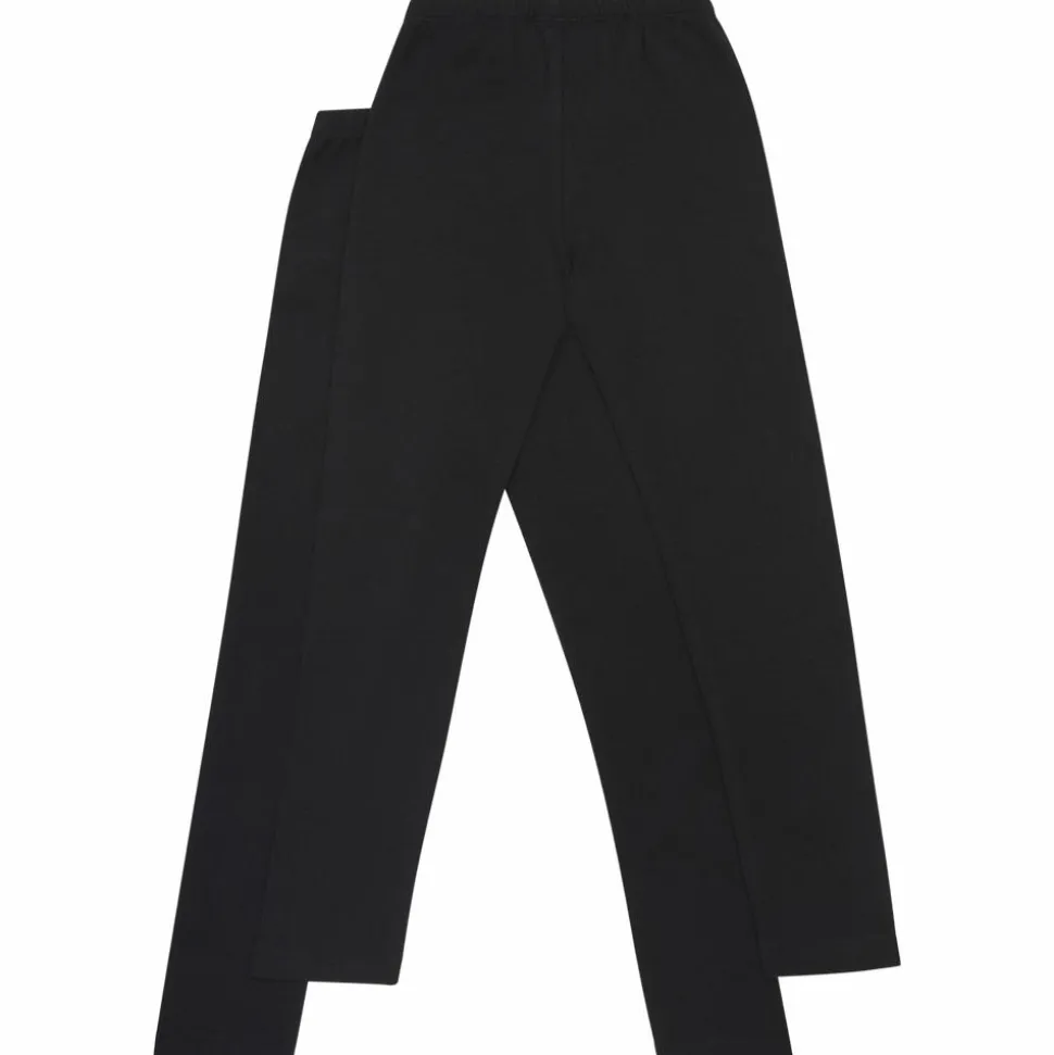 Minymo Børne Leggings - Anthacite Black