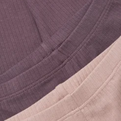 Minymo Børne Leggings i økologisk bomuld - Misty Rose
