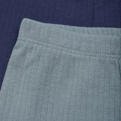 Minymo Børne Leggings i økologisk bomuld - Goblin Blue