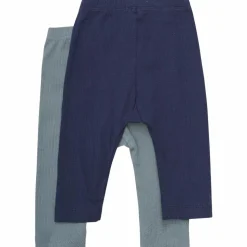 Minymo Børne Leggings i økologisk bomuld - Goblin Blue