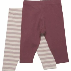Minymo Børne Leggings i økologisk bomuld - Violet Ice