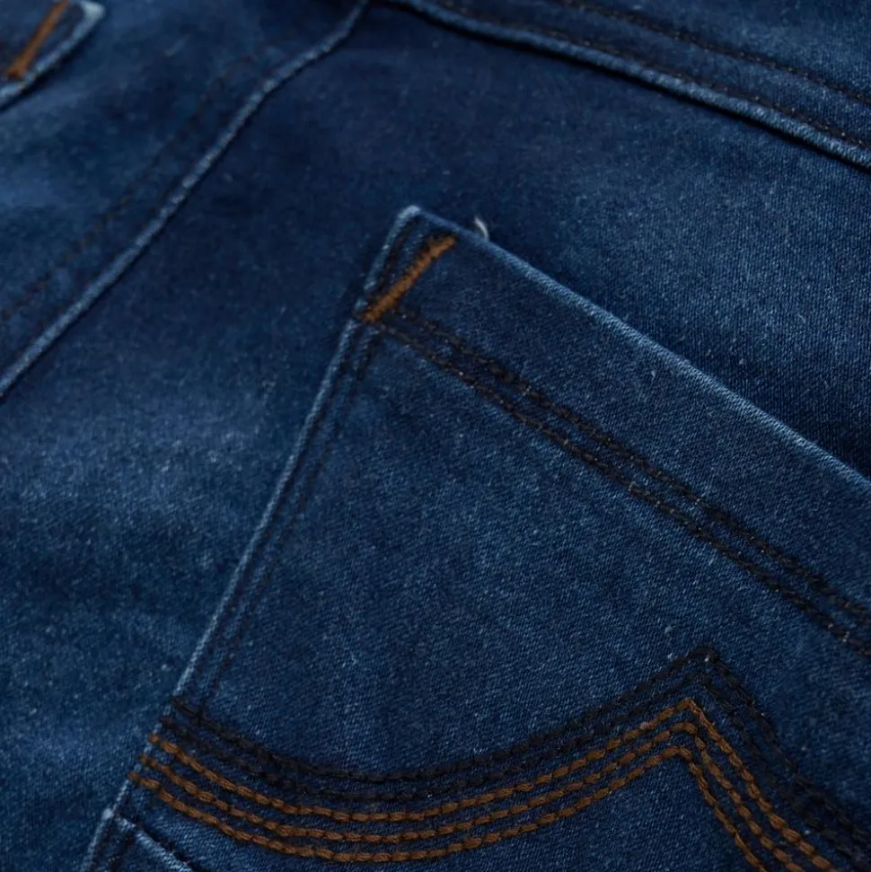 Minymo Børne Shorts i økologisk bomuld - Dark Blue Denim