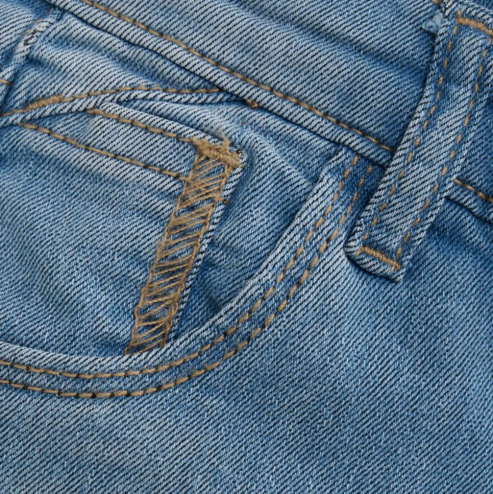 Minymo Børne Shorts i økologisk bomuld - Light Dusty Blue