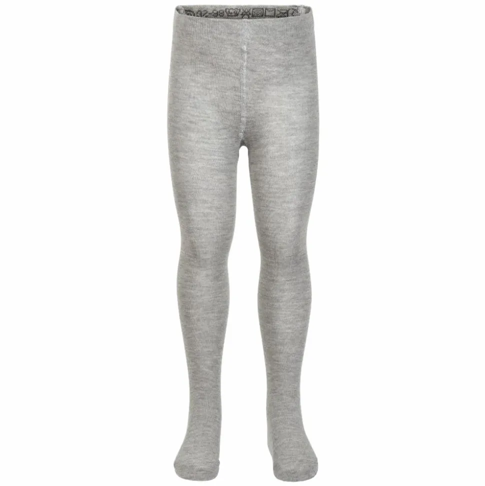 Minymo Børne Strømpebukser - Light Grey Melange