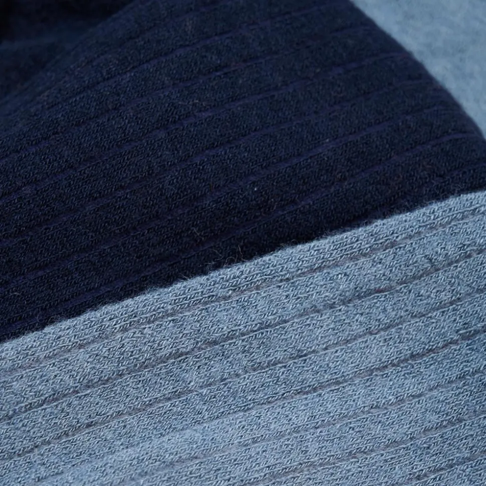 Minymo Børne Strømpebukser i uldmix - Dark Navy