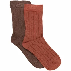Minymo Børne Strømper - Cocoa Brown
