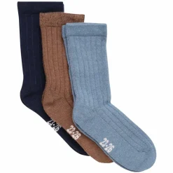 Minymo Børne Strømper i uldmix - Dark Navy