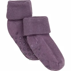 Minymo Børne Strømper m. non-slip - Flint