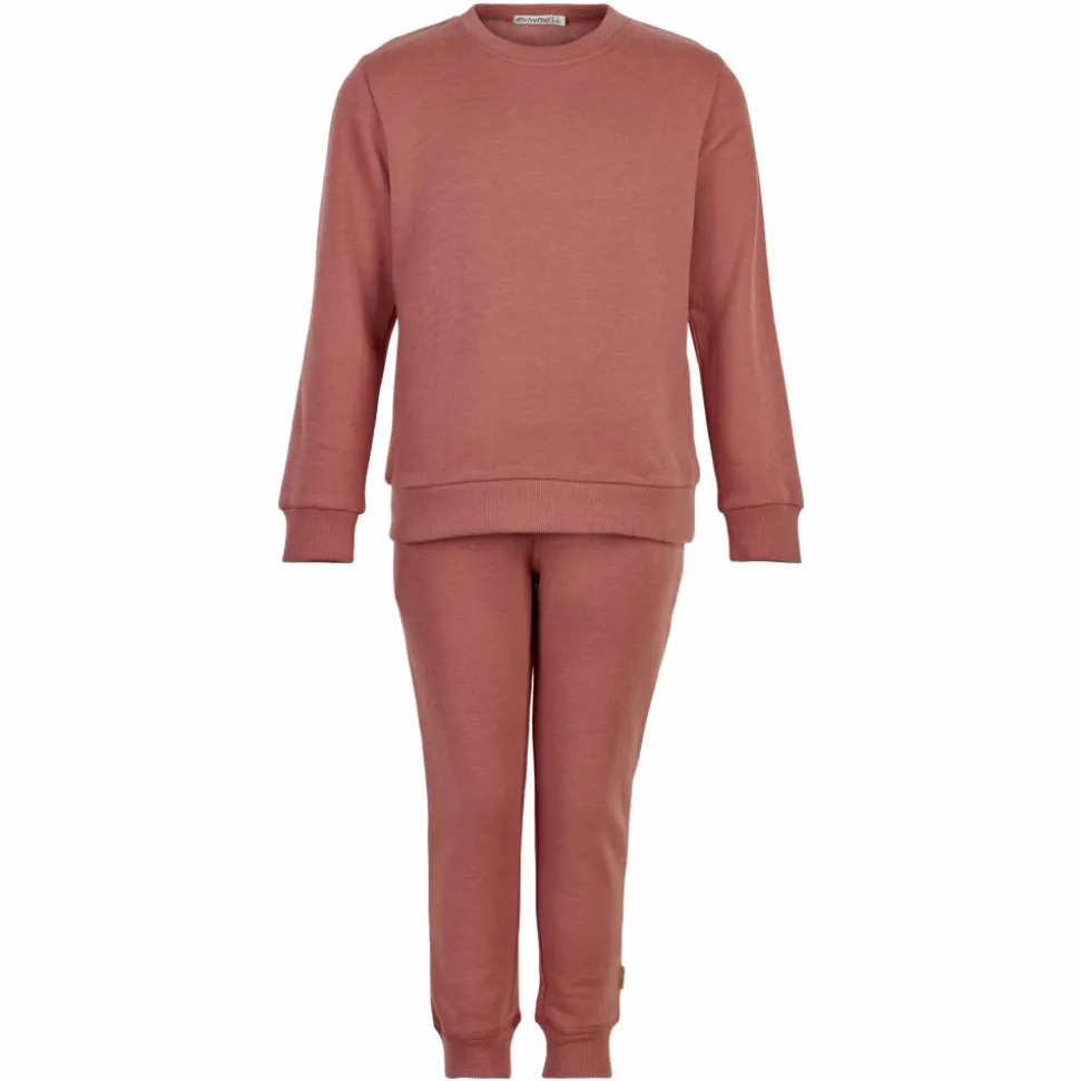 Minymo Børne Sweatsæt - Canyon Rose