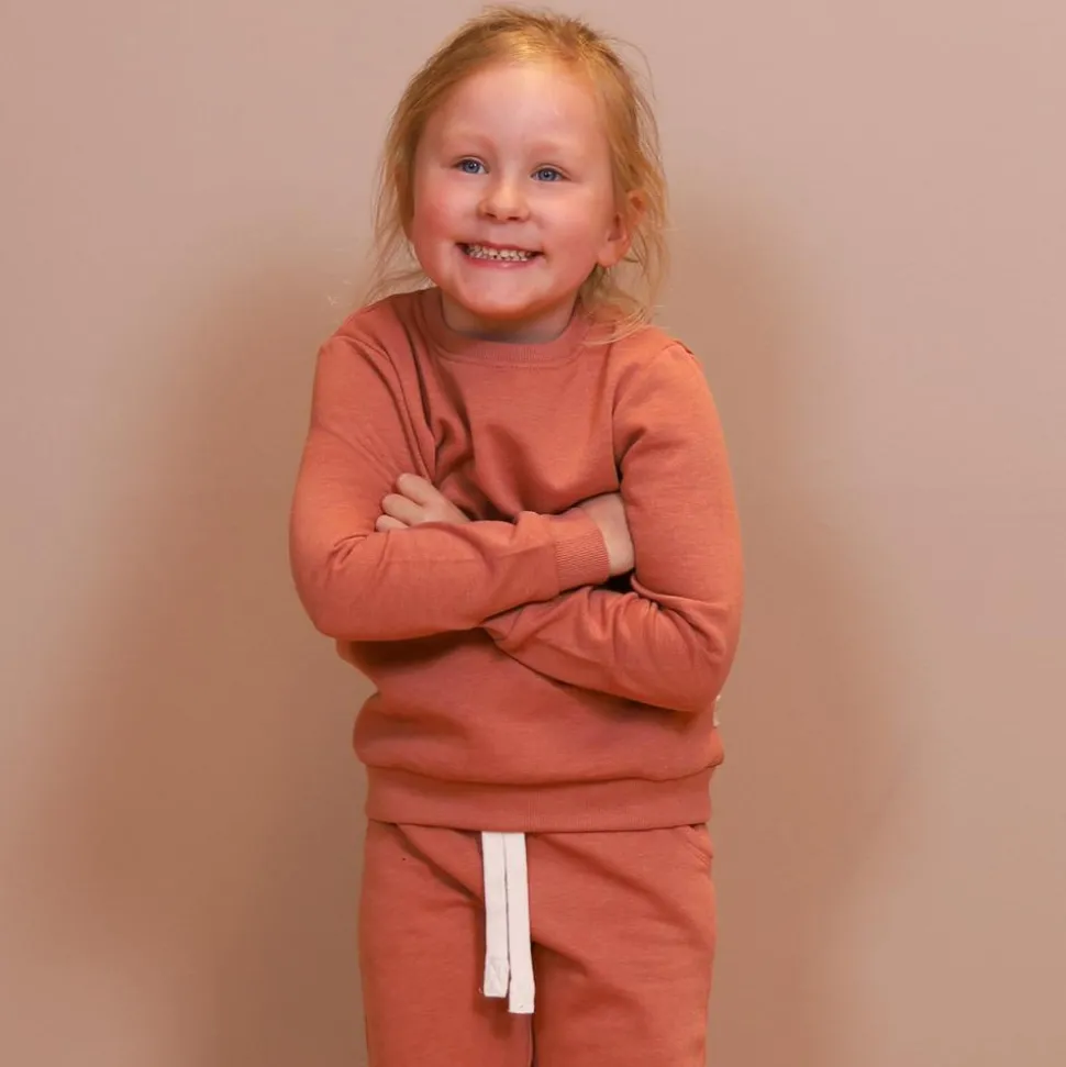 Minymo Børne Sweatsæt - Canyon Rose