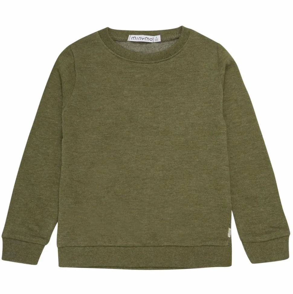 Minymo Børne Sweatsæt - Dark Olive