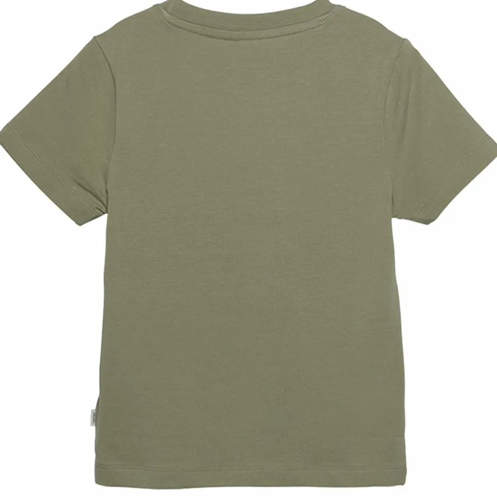 Minymo Dinosaur Drenge T-shirt - Deep Lichen Green