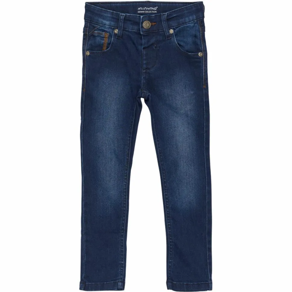 Minymo Drenge Jeans i økologisk bomuld - Dark Blue Denim