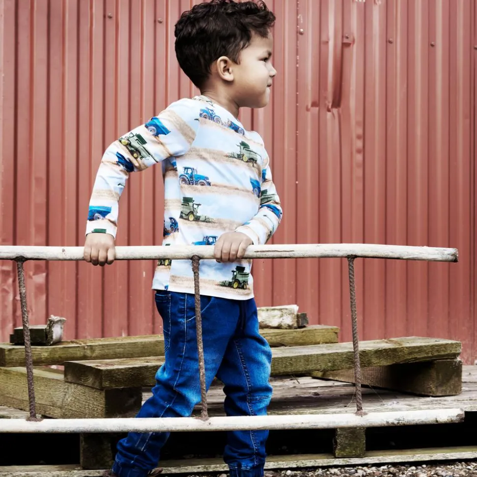 Minymo Drenge Jeans i økologisk bomuld - Dark Blue Denim