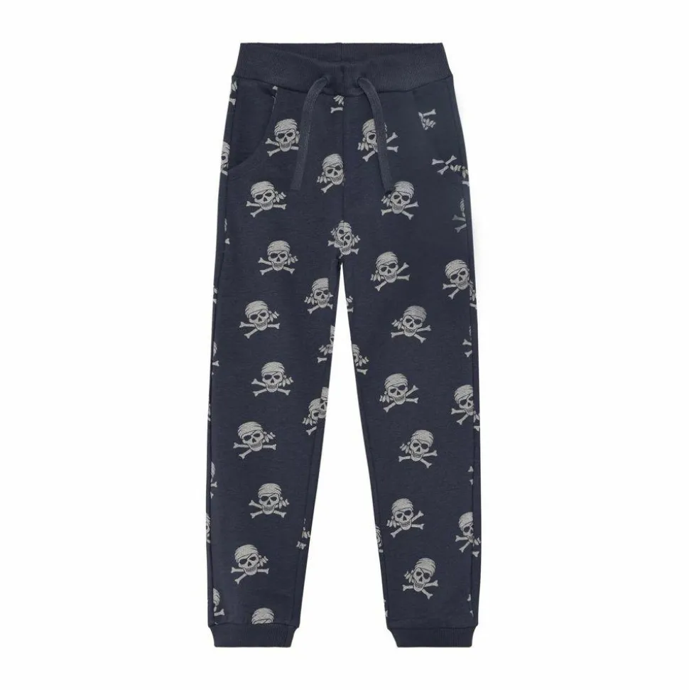 Minymo Drenge Sweatpants i økologisk bomuld - Odyssey Gray