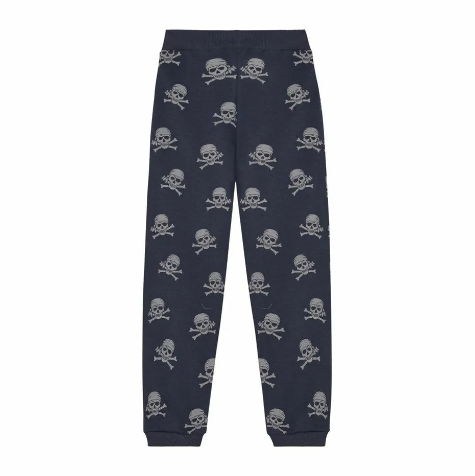 Minymo Drenge Sweatpants i økologisk bomuld - Odyssey Gray